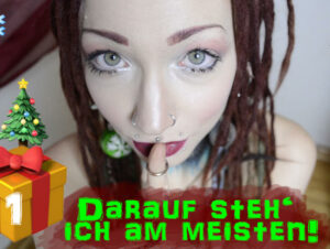 JezziCat Porno Video: Adventskalender - 1 - Worauf ich am meisten stehe!
